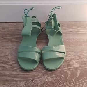 Mint Green See by Chloe Jelly Sandals